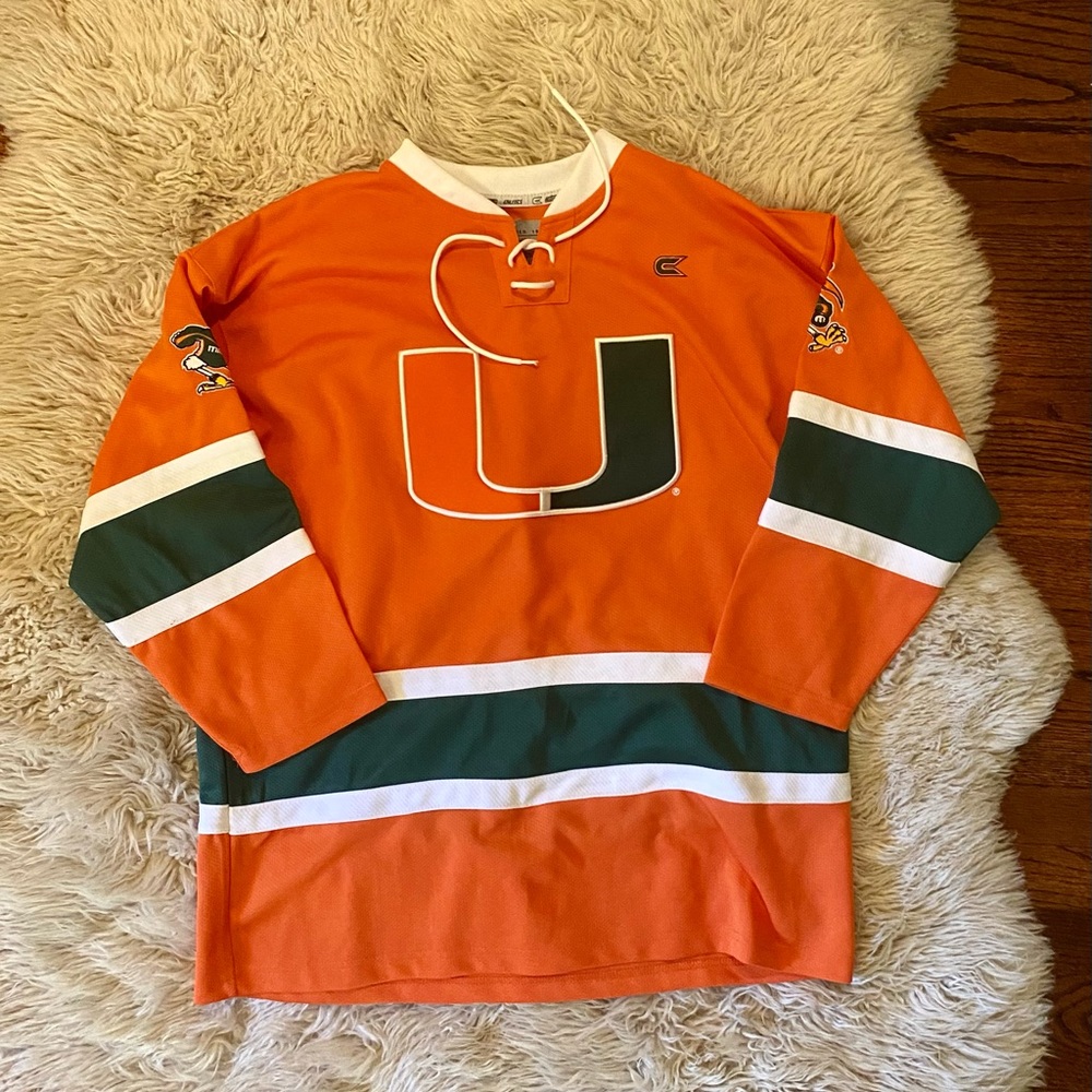 University of Miami hurricanes hockey Jersey
